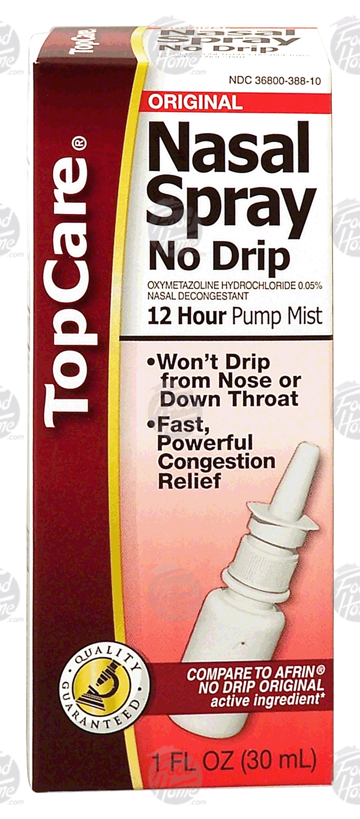 Top Care  original, no drip nasal spray, 12 hour pump mist Full-Size Picture